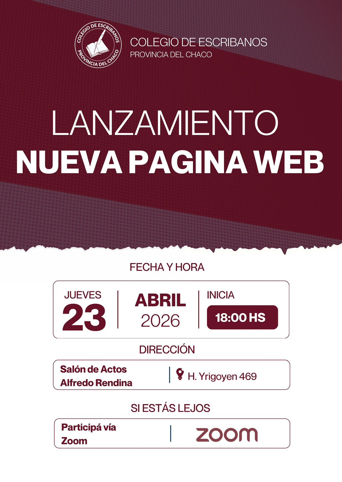 LANZAMIENTO NUEVA PAGINA WEB